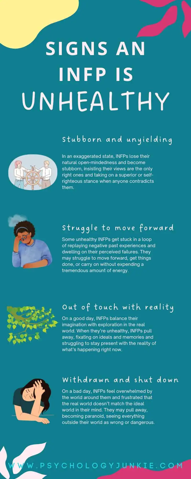 Signs of an unhealthy INFP