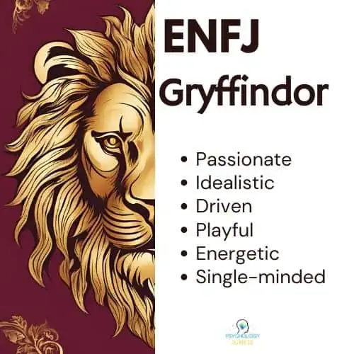 ENFJ is Gryffindor House