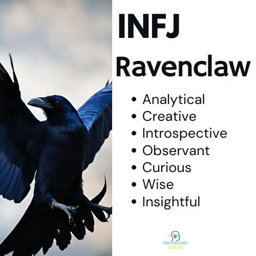 INFJ is Ravenclaw house