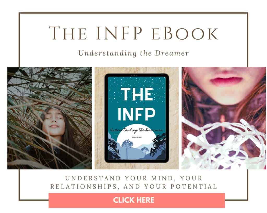 INFP; perfect way to describe how there are so many thoughts in my