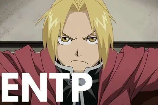 Edward Elric is an ENTP anime character