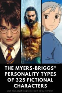 The Myers Briggs Personality Types Of 325 Fictional Characters Psychology Junkie