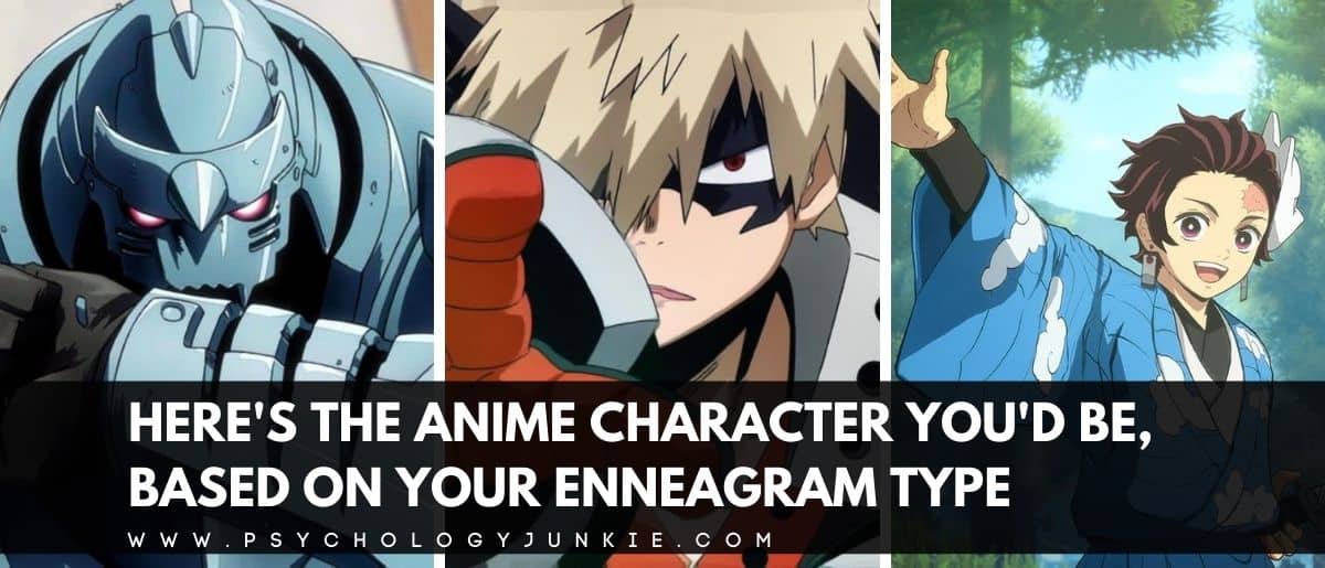 Anime characters with 9w1 enneagram