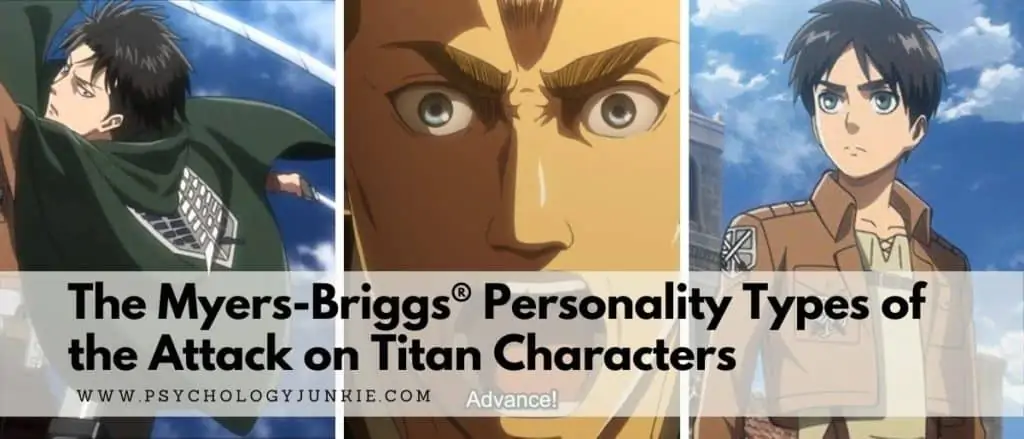 Get an in-depth look at the Myers-Briggs personality types of the Attack on Titan characters #MBTI #Personality #INFJ