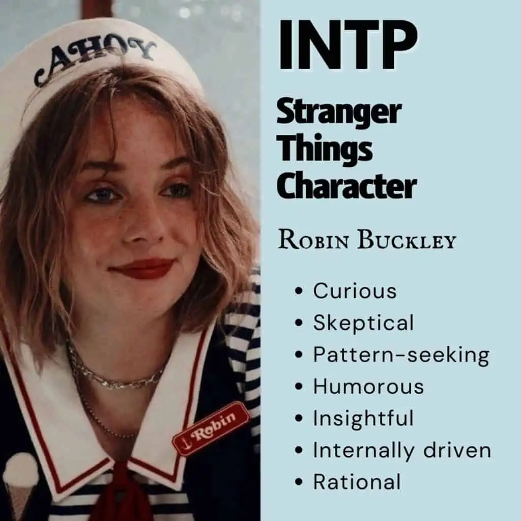 the mbti personality types in st pt 2🥶🥶 #robinbuckley #mikewheeler #