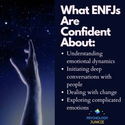 A list of the things that ENFJs are confident about