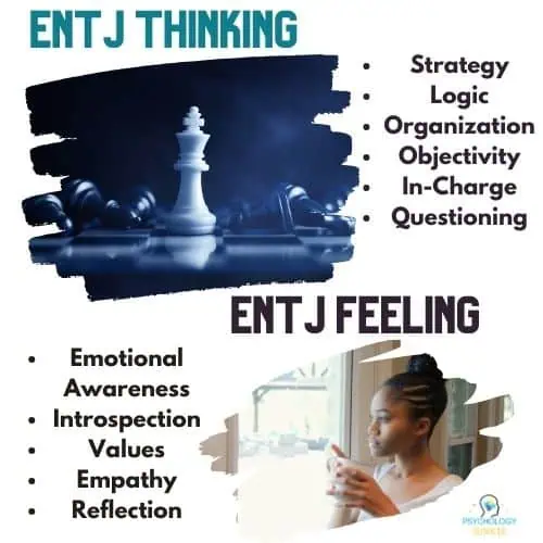 ENTJ Thinking and Feeling: the strengths and weaknesses