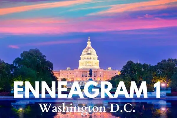 Enneagram 1s and Washington DC