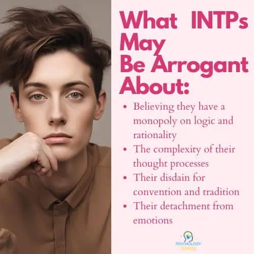 A list of things that INTPs tend to get arrogant about