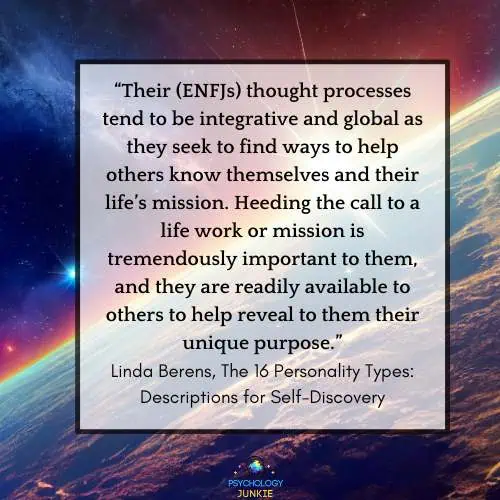 Get an in-depth look at the ENFJ empath and their perspectives on what's important in life.