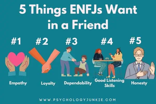 5 things ENFJs want in a friend