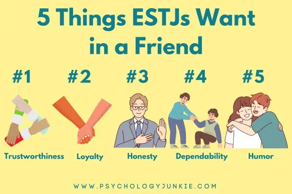 What ESTJs want in a friend