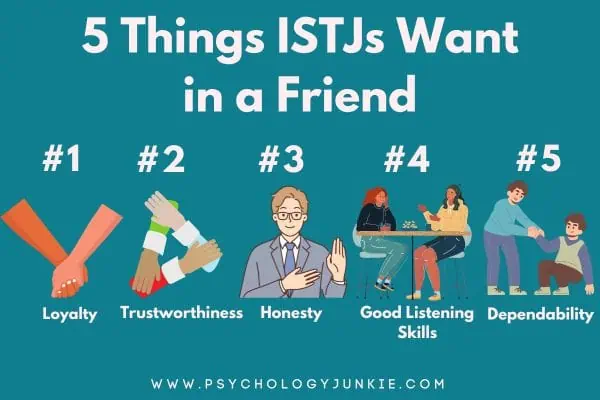 5 things ISTJs want in a friendship