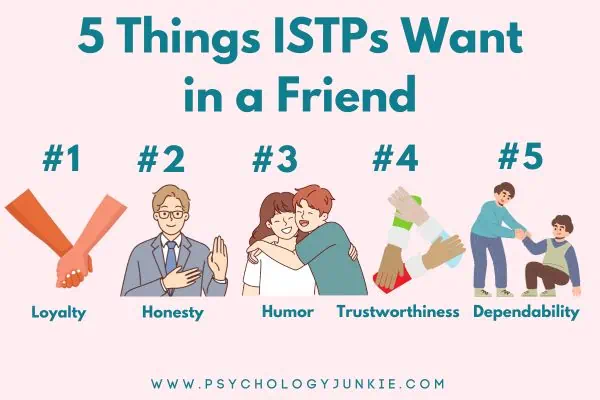 5 things ISTPs want in a friend