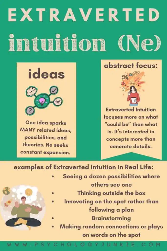 Find out what extraverted intuition (Ne) really is and how it shows up in real life