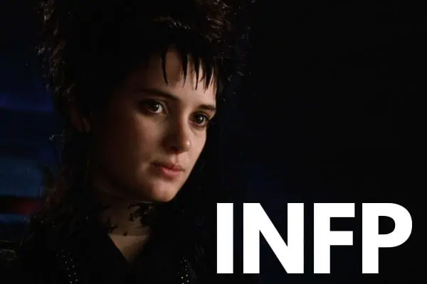 Lydia Deetz is an INFP