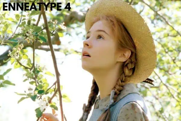 Anne Shirley, an Enneagram 4