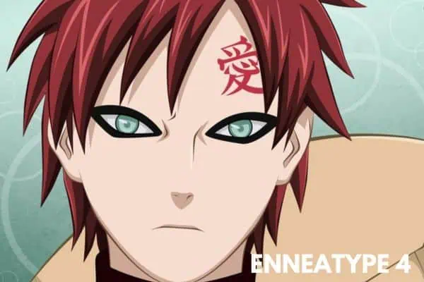 Gaara, an Enneagram 4