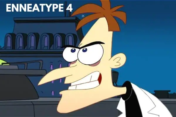 Heinz Doofenshmirtz, an Enneagram 4