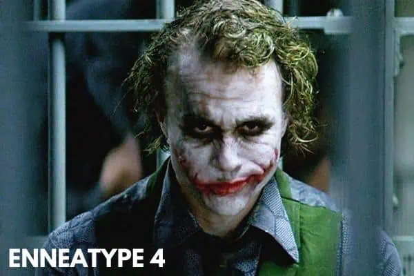 The Joker, an Enneagram 4