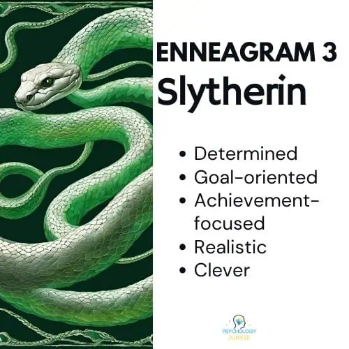 Enneagram 3 is Slytherin