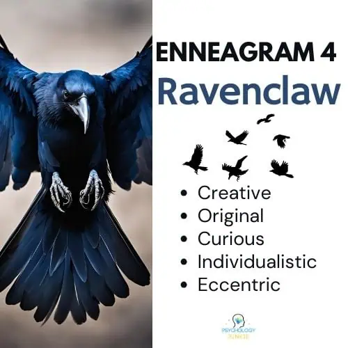 Enneagram 4 is Ravenclaw