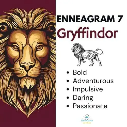 Enneagram 7 is Gryffindor