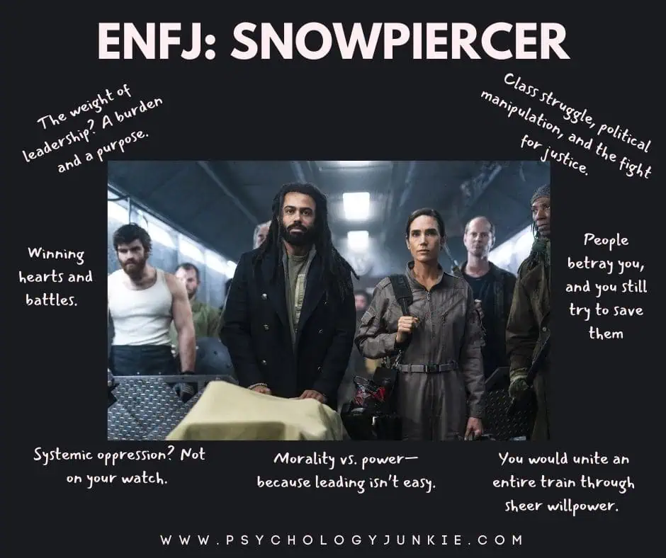 ENFJ post-apocalyptic TV show is Snowpiercer