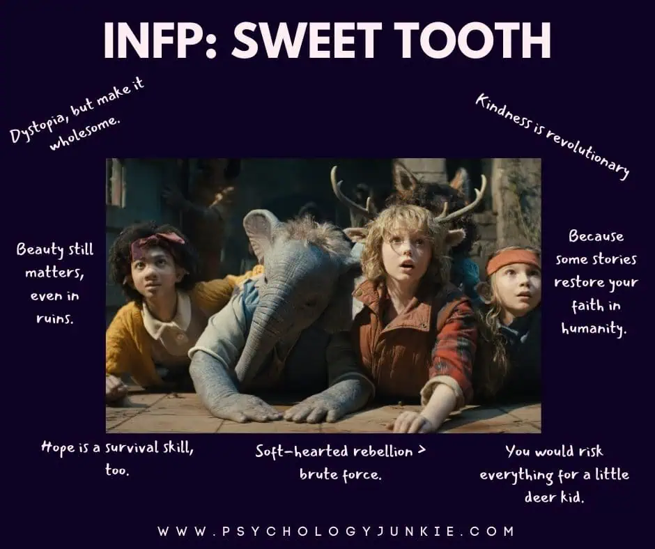 INFP post-apocalyptic show is Sweet Tooth