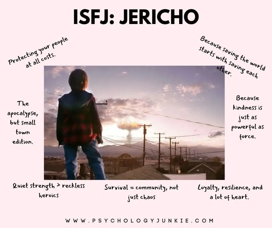 ISFJ post-apocalyptic show is Jericho